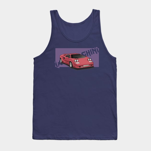 LAMBORGHINI COUNTACH Tank Top by SHVA